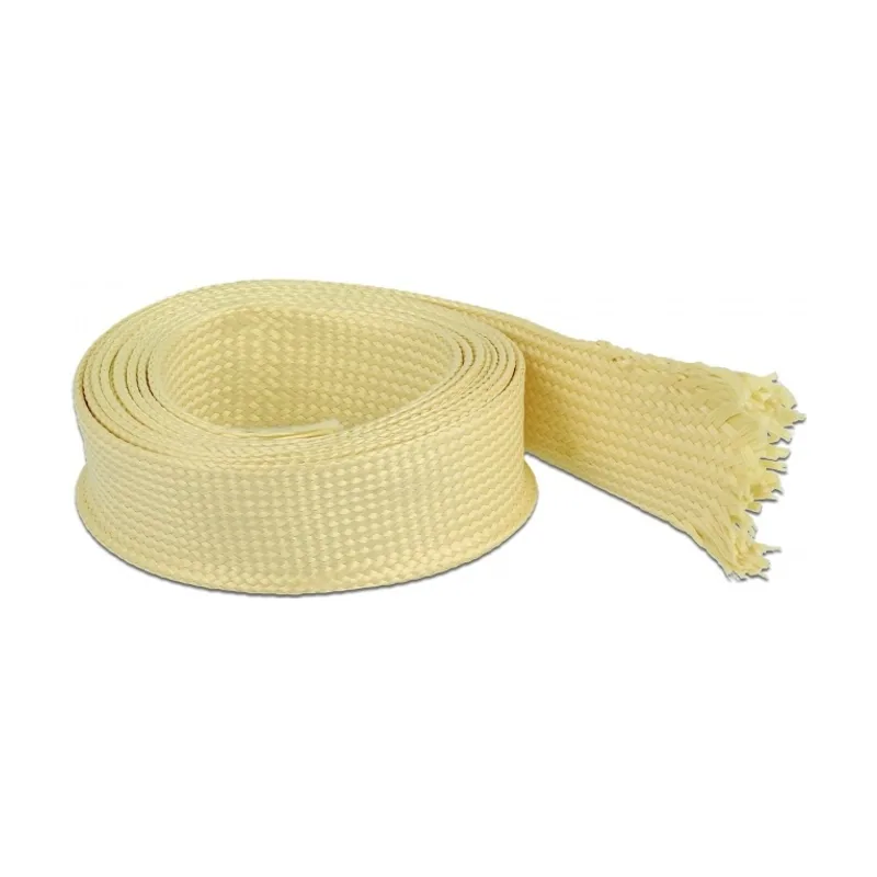 Funda trenzada de fibras de aramida de 2 m x 25 mm