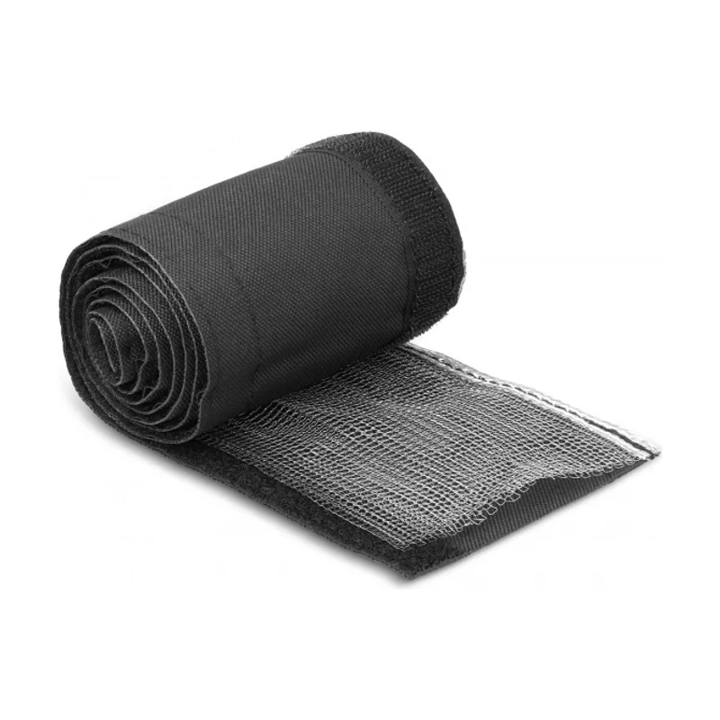 Funda trenzada de protección EMI con cierre de gancho y bucle resistente al calor 1 m x 20 mm