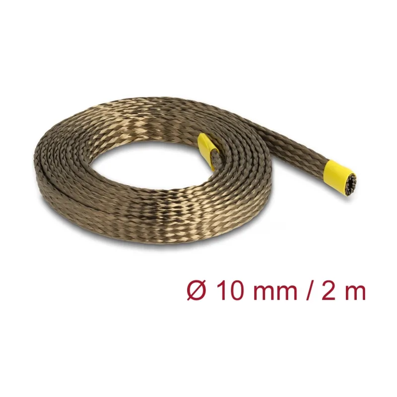 Delock Funda Trenzada de fibras de basalto 2 m x 10 mm