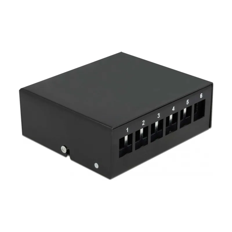 Delock Panel de conexiones Keystone de 6 puertos