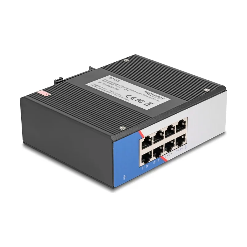 Delock 80163 switch Gigabit Ethernet 10/100/1000 DIN rail