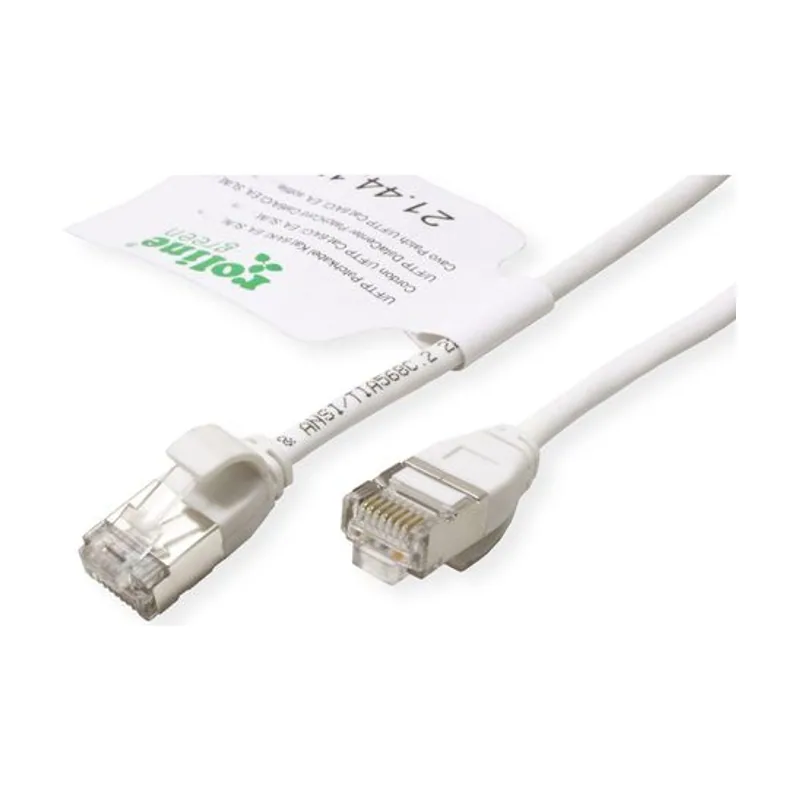 Roline GREEN 21.44.1701 cable de red Blanco 1 m Cat6a U/FTP STP