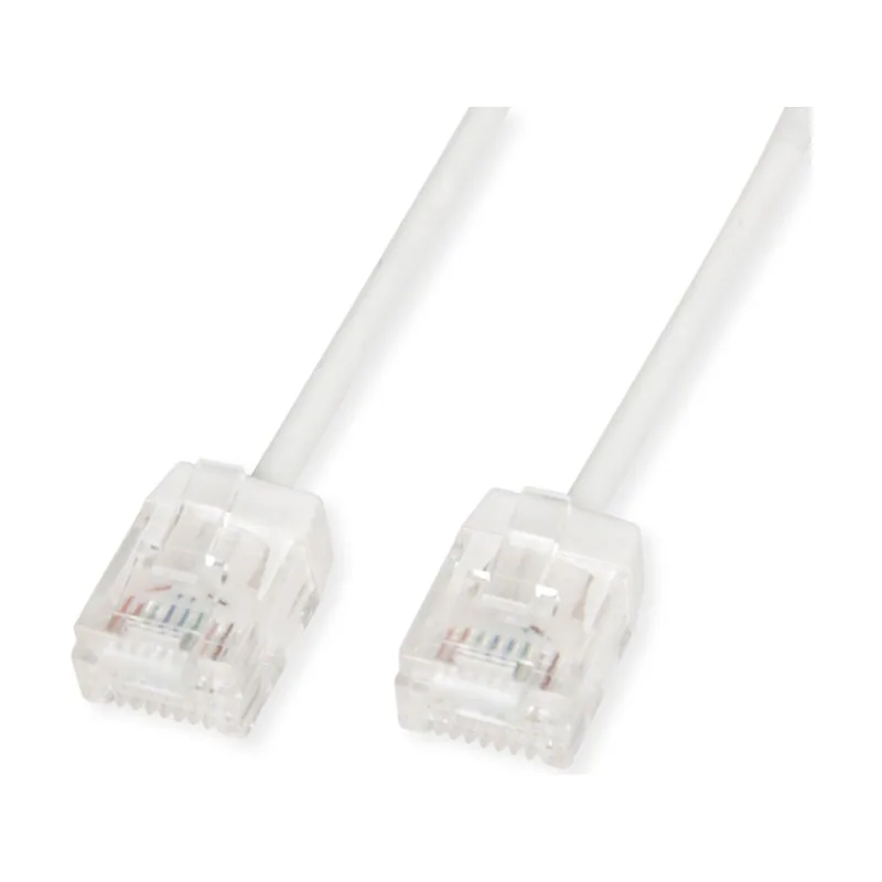Roline 21.15.4471 cable de red Blanco 1 m Cat6a U/UTP UTP