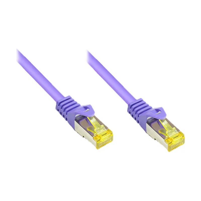Good Connections Alcasa 1m Cat7 S/FTP cable de red Violeta S/FTP S-STP