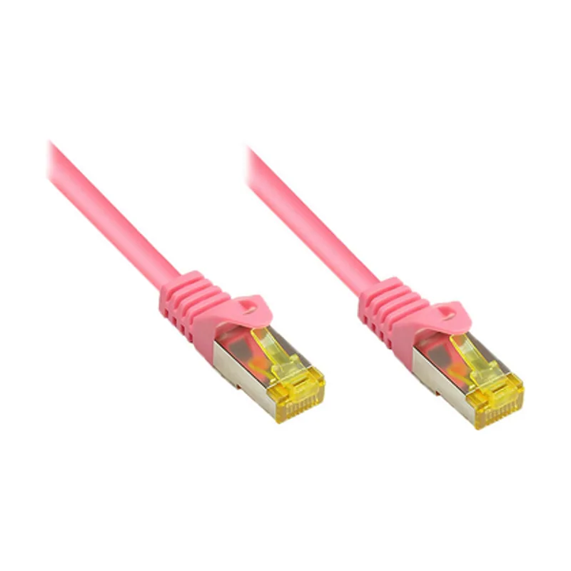Good Connections Alcasa 1m Cat 7 S/FTP cable de red Magenta Cat7 S/FTP S-STP