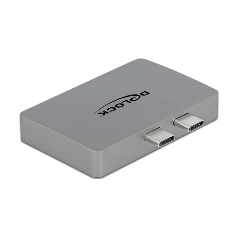 Delock Adaptador HDMI doble con 4K 60 Hz y PD 3.0 para MacBook