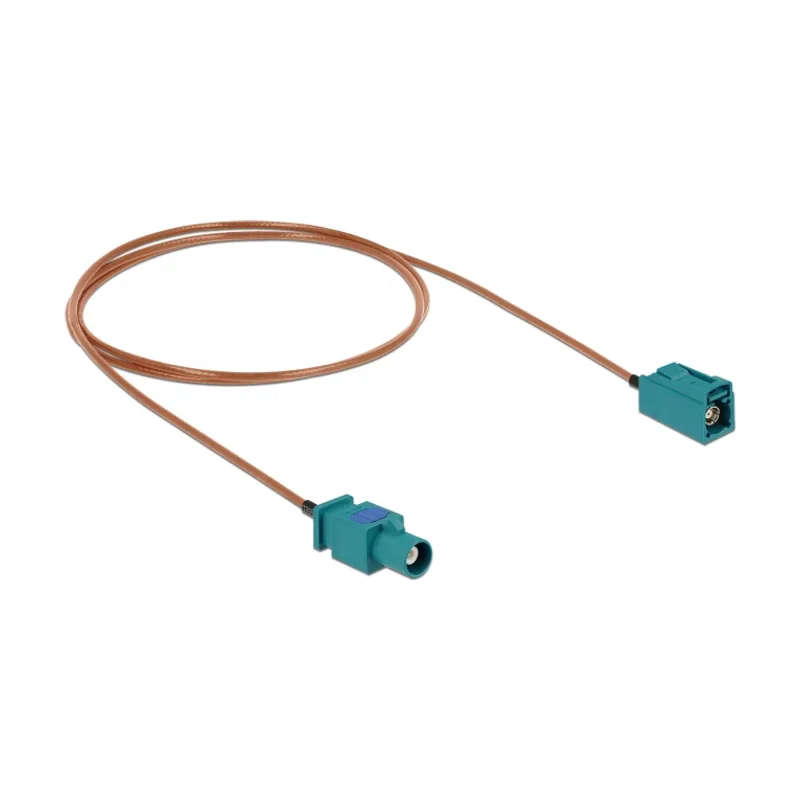 Delock Cable de antena de macho FAKRA Z > hembra FAKRA Z RG-316 0,5 m