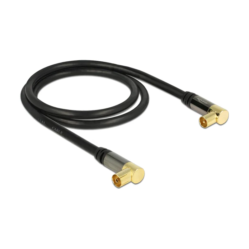 Delock 88781 cable coaxial RG-6/U 1 m IEC