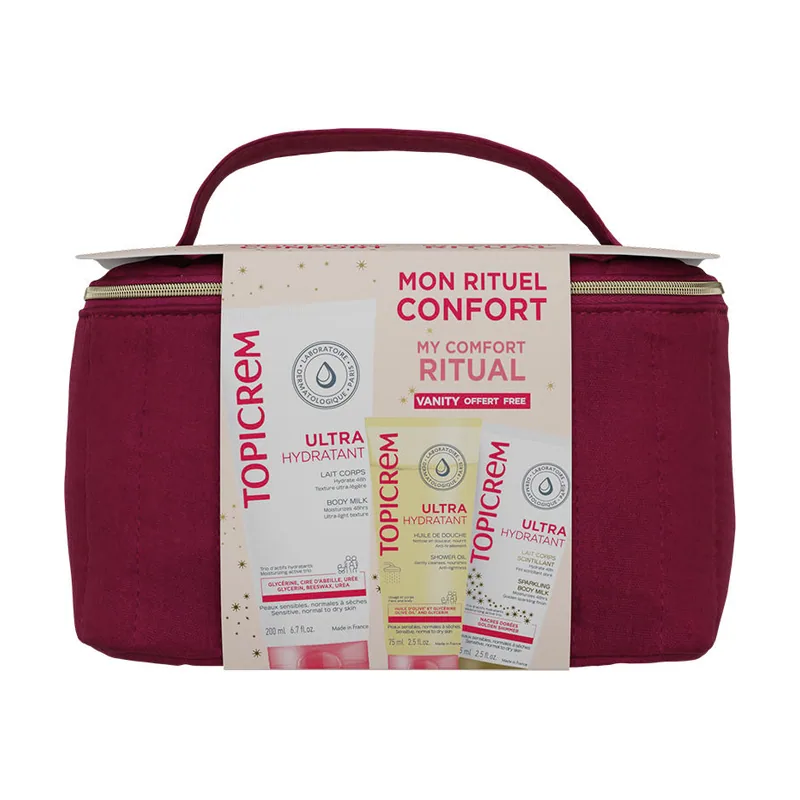Topicrem Ritual Corporal Ultra Hidratante Estuche 4 pz