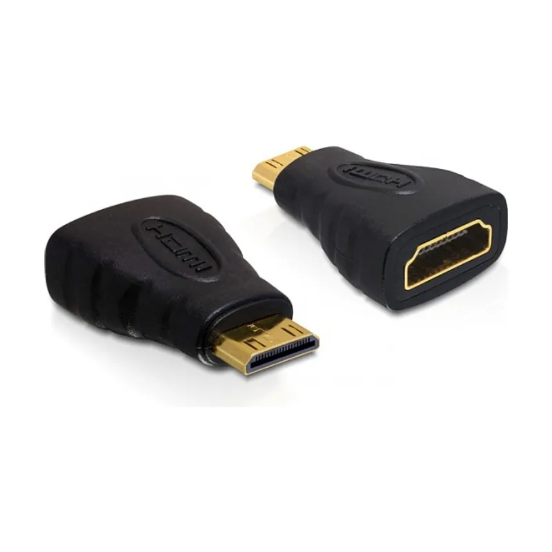 Delock 65244 cambiador de género para cable 19-p HDMI-C M 19-p HDMI-A F