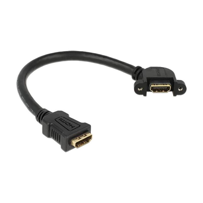 Delock 0.25m 2xHDMI cable HDMI 0,25 m HDMI tipo A Estándar