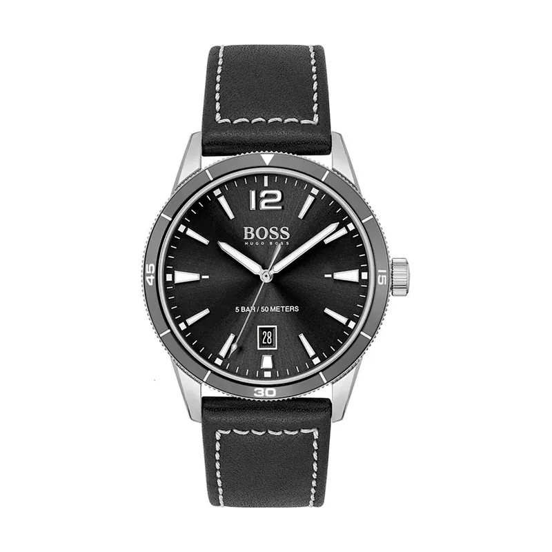 Hugo Boss BOSS Reloj Analógico de Cuarzo para hombre con Correa en piel