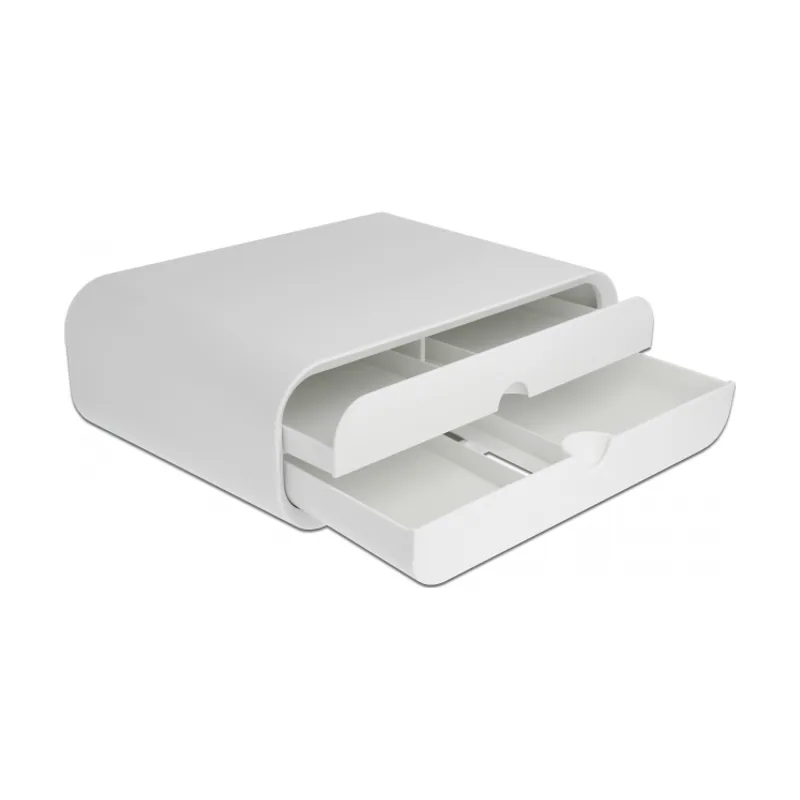Delock Soporte de monitor con dos cajones