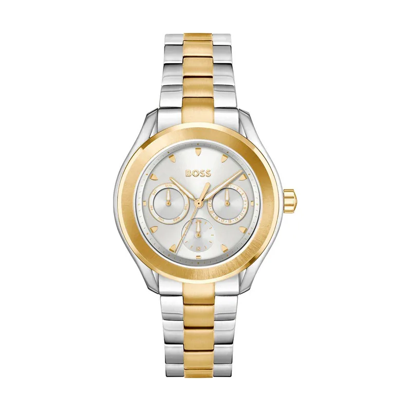 Hugo Boss BOSS Reloj Analógico de Cuarzo multifunción para mujer Colección LIDA Collection con Correas en