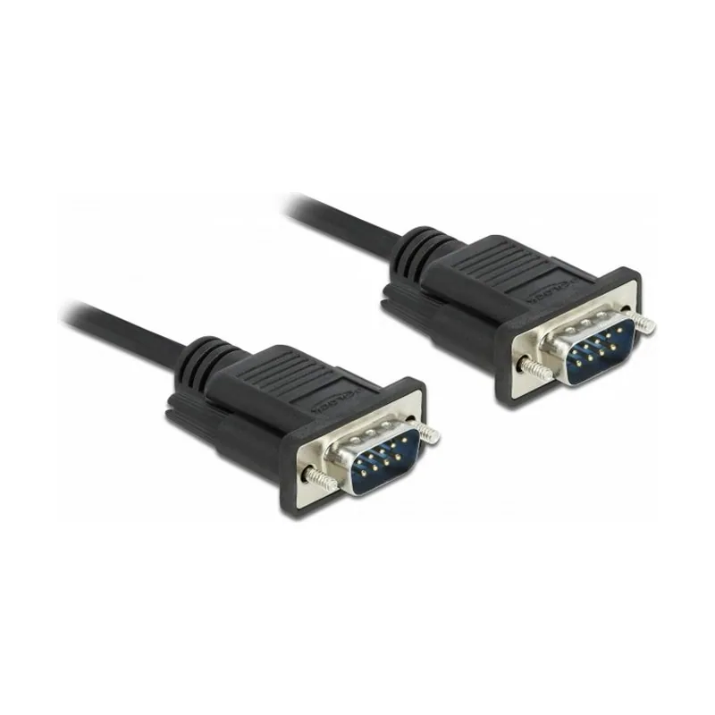 Delock Cable serie RS-232 D-Sub 9 macho a macho 5 m