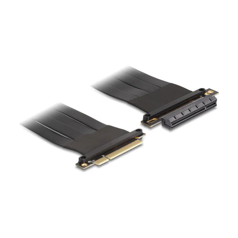 Tarjeta elevadora PCI Express x8 macho a ranura x8 con cable 60 cm