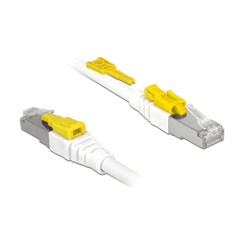 Delock 85333 cable de red Blanco 3 m Cat6a S/FTP S-STP