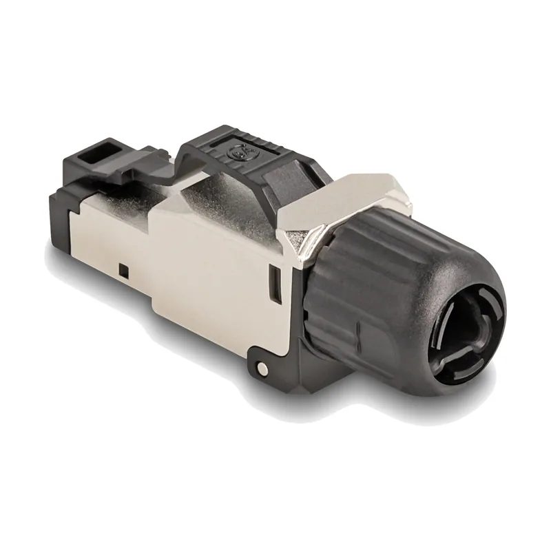 Montaje de enchufe RJ45 Cat.6A