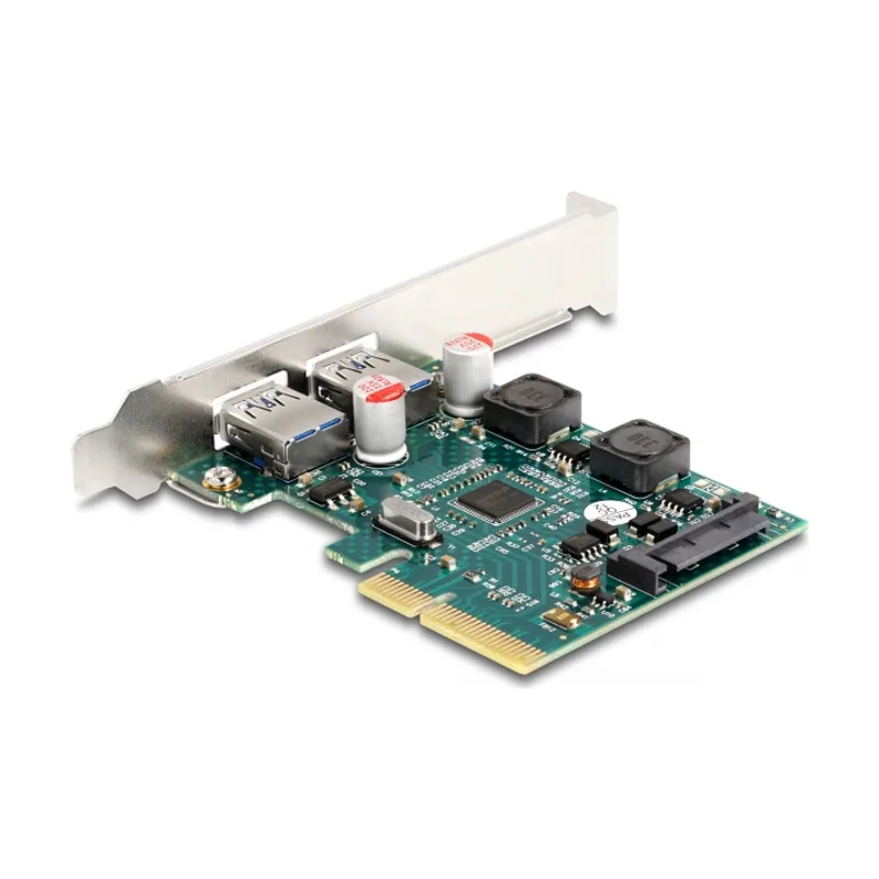 Tarjetas PCI Express x4 a 2 x externo USB 10 Gbps Tipo-A hembra