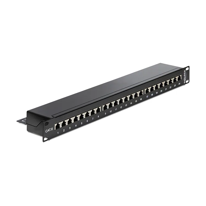 Delock 43298 panel de parcheo 1U