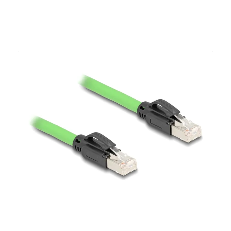 Delock Cable de red RJ45 Cat.6A macho a macho SF/UTP adecuado para cadenas de arrastre PUR TPU 1 m