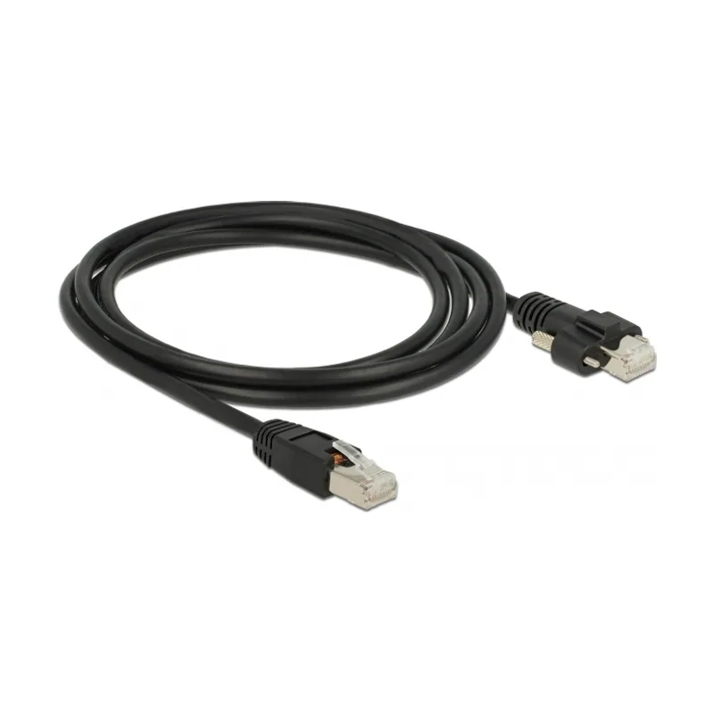 Delock 85668 cable de red Negro 2 m Cat6 S/FTP S-STP
