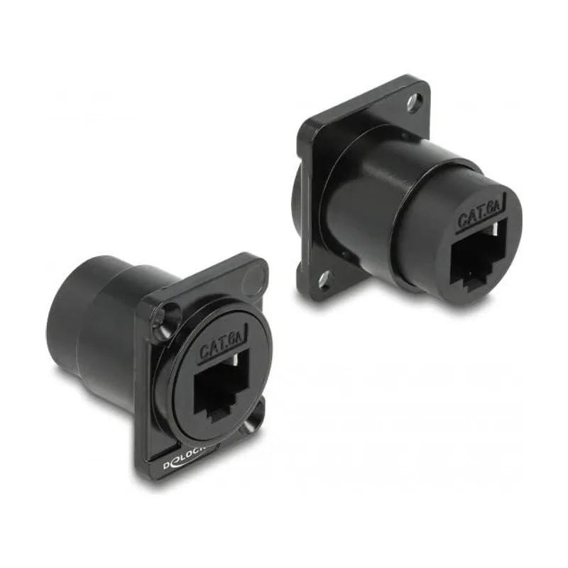 Delock Módulo Type-D RJ45 Cat.6A hembra a hembra