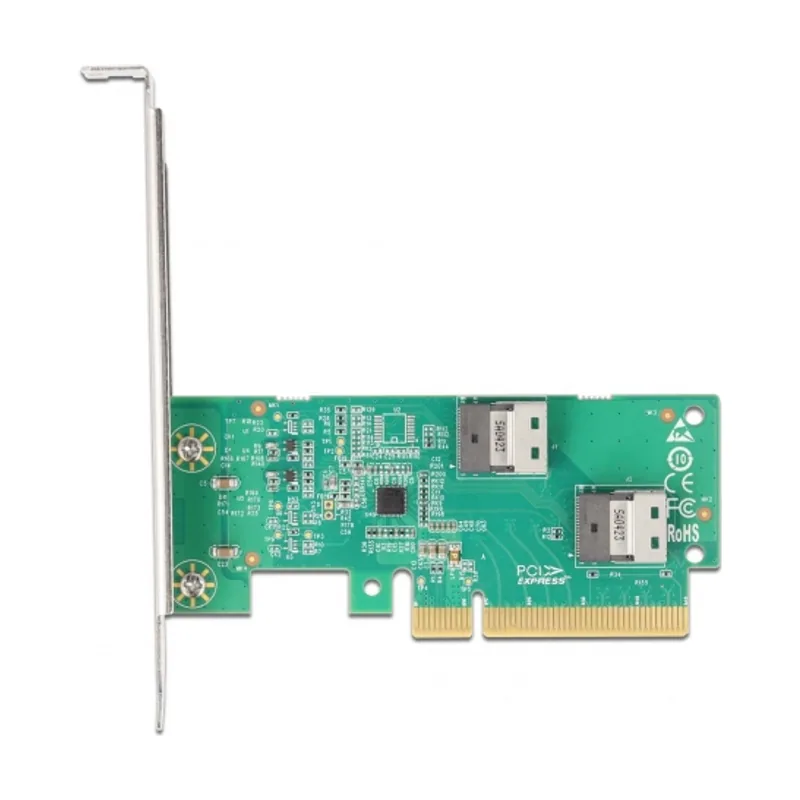 Delock Tarjeta PCI Express 4.0 x8 a 2 x