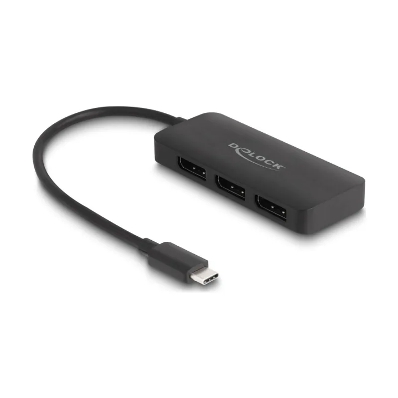 Delock Divisor USB Type-C Modo DP Alt a 3 x DisplayPort MST