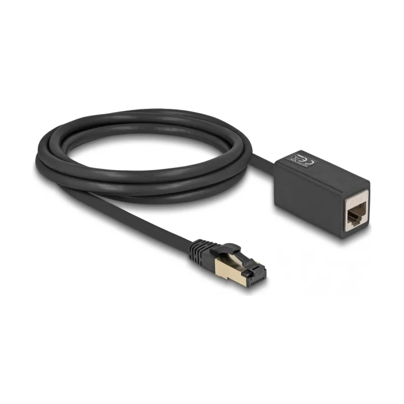 Delock Cable de extensión de red RJ45 macho a RJ45 hembra Cat.8.1 S/FTP 2 m