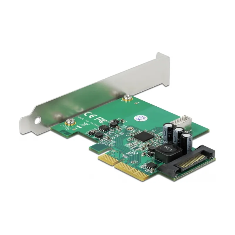 Delock Tarjeta PCI Express x4 a 1 x interno USB 3.2 Gen 2 clave B hembra de 20 pines