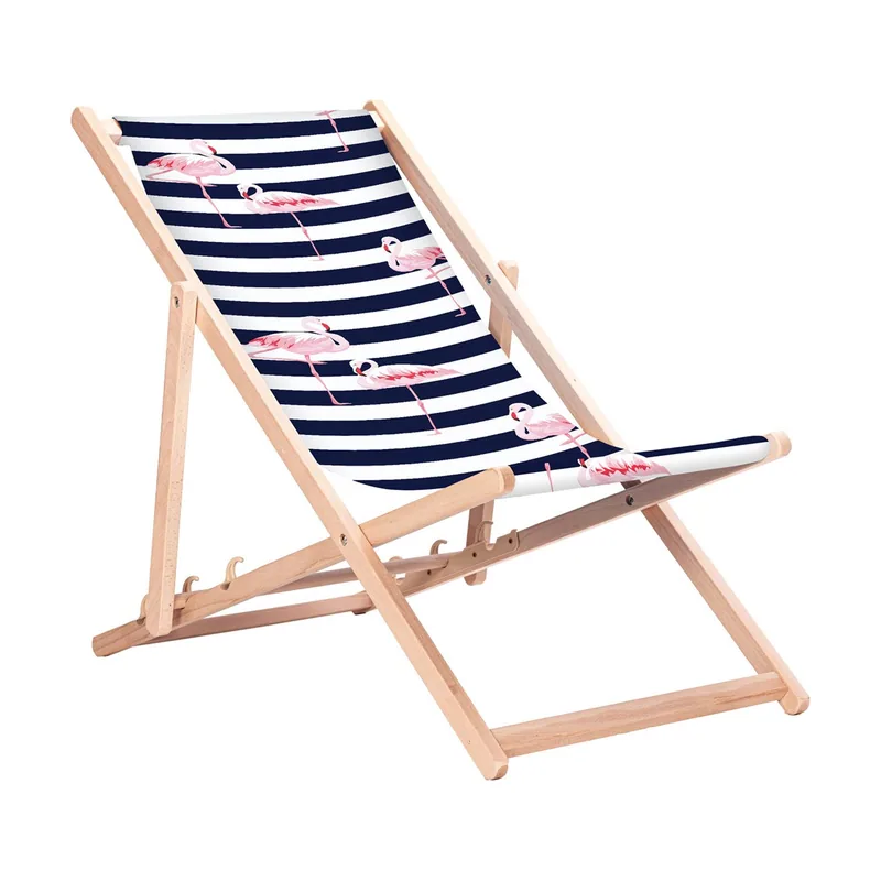 Greenblue GB183 Tumbona Plegable de Madera de Haya