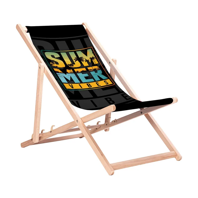 Greenblue GB183 Tumbona Plegable de Madera de Haya