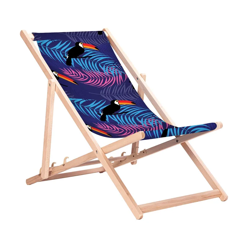 Greenblue GB183 Tumbona Plegable de Madera de Haya