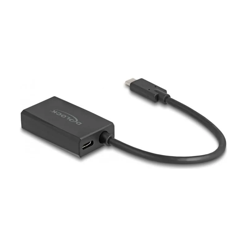 Delock Adaptador DisplayPort hembra a USB Type-C macho modo DP Alt 4K con PD 85 W