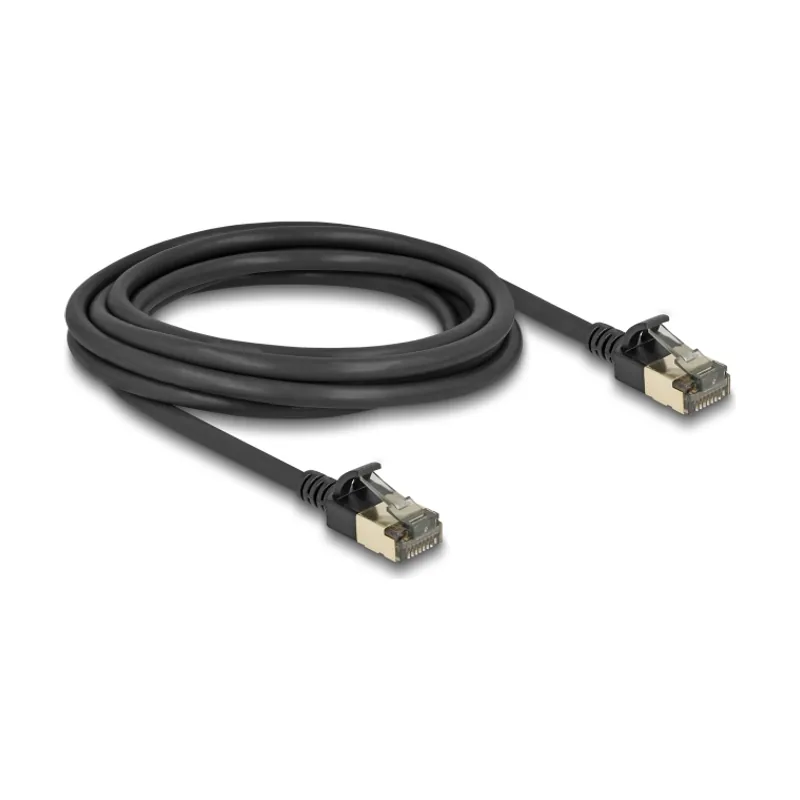 Delock Cable de red RJ45 Cat.8.1 F/FTP Slim Pro 3 m
