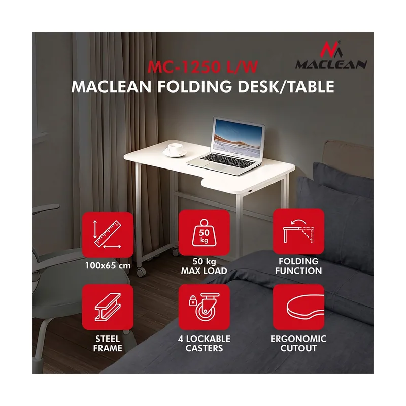 Maclean Mesa de trabajo plegable