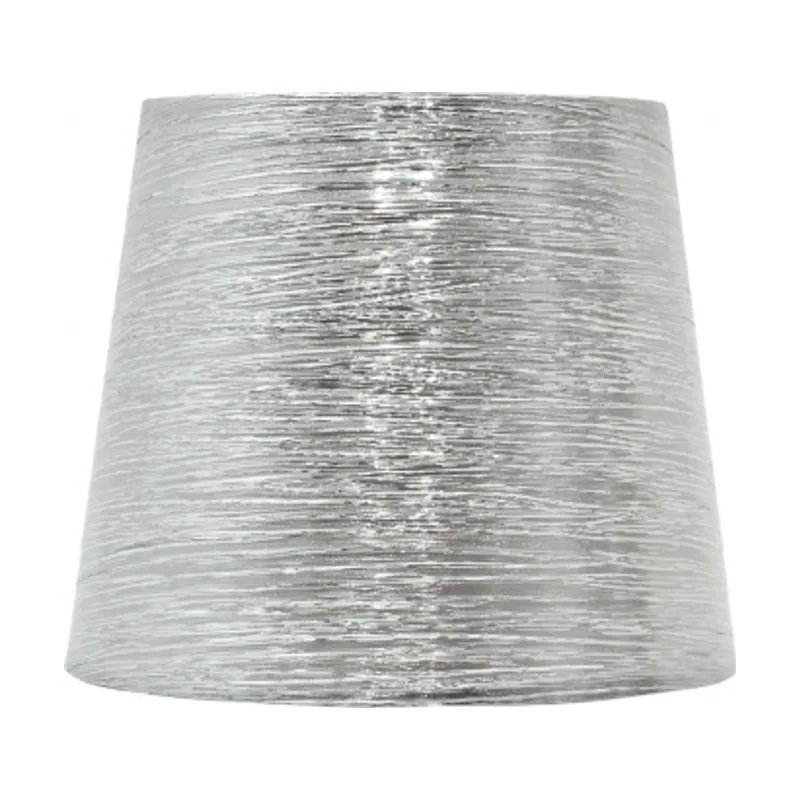 Abrila Pantalla nova 15dx8dx12htejido plata brillo agarre mediante pinzas