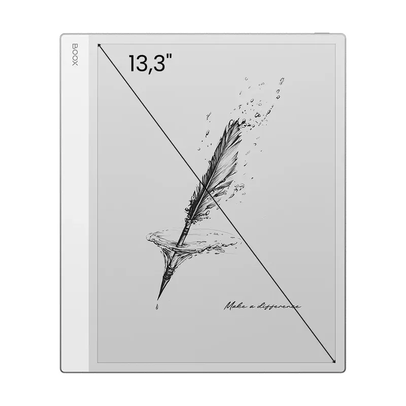 BOOX Ebook onyx note max 13,3" e-ink carta 1300