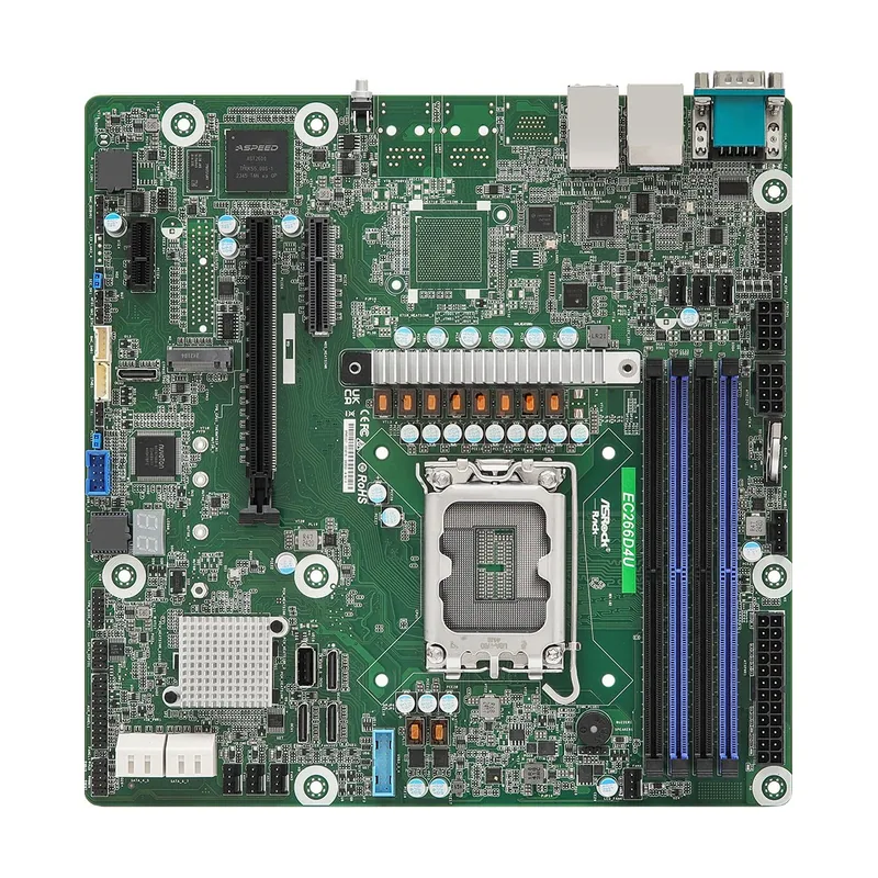 ASRock Mainboard Ec266d4u MicrO-Aatx Sockel 1700 Ddr5-Only Single