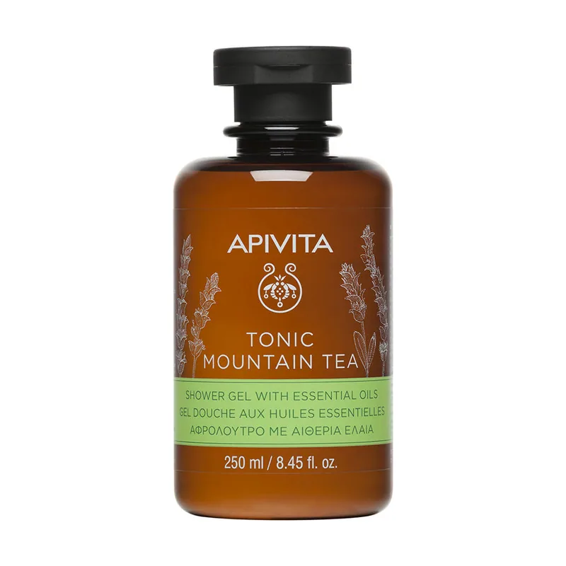Apivita TONIC MOUNTAIN TEA Gel de baño con té de montaña