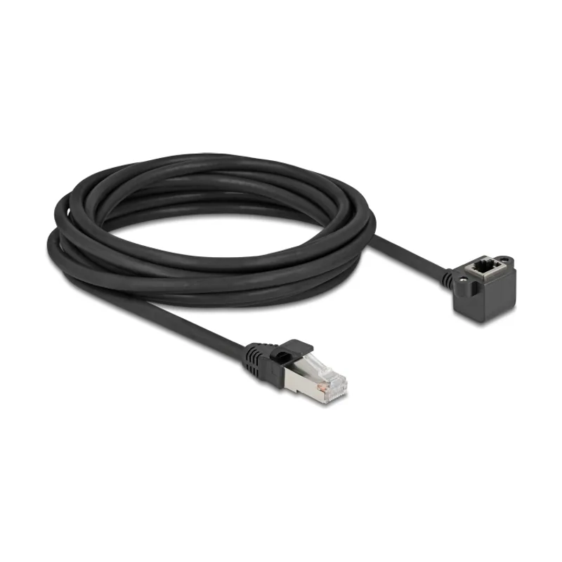 Delock 81159 cable de red Negro 5 m Cat6 F/UTP FTP