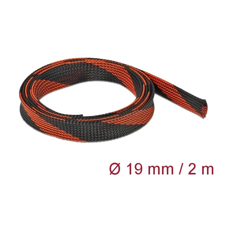 Delock Funda trenzada estirable 2 m x 19 mm