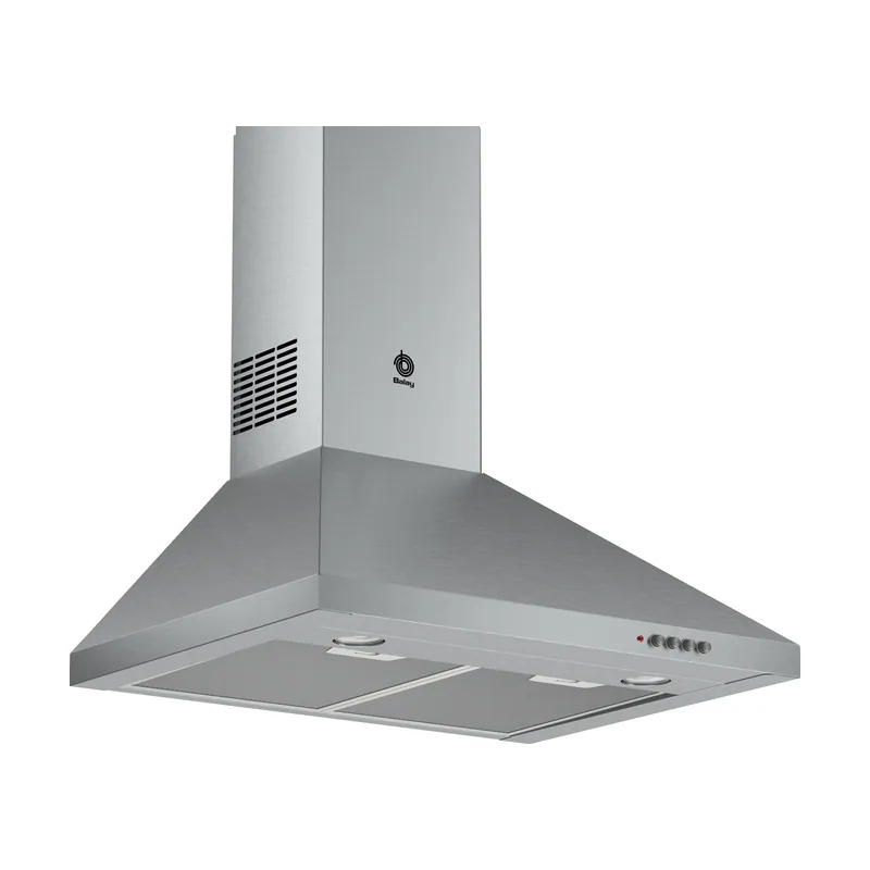 BalayCampana decorativa de pared piramidal 60 cm Acero inoxidable 3BC663MX