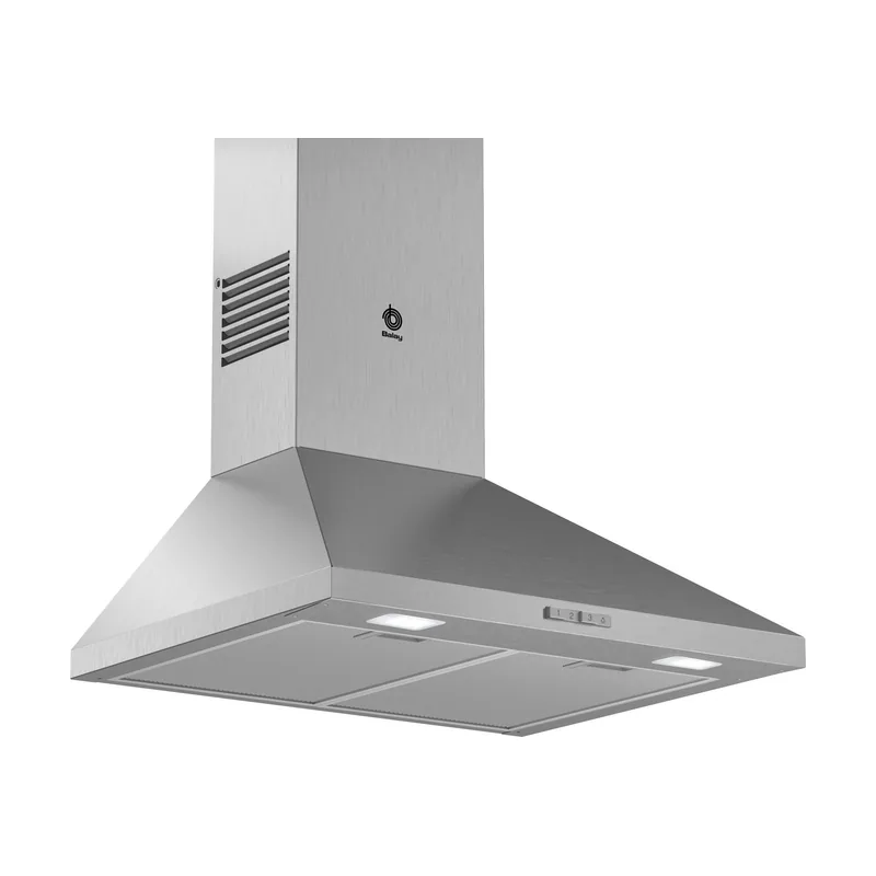 BalayCampana decorativa de pared piramidal 60 cm Acero inoxidable 3BC665MX