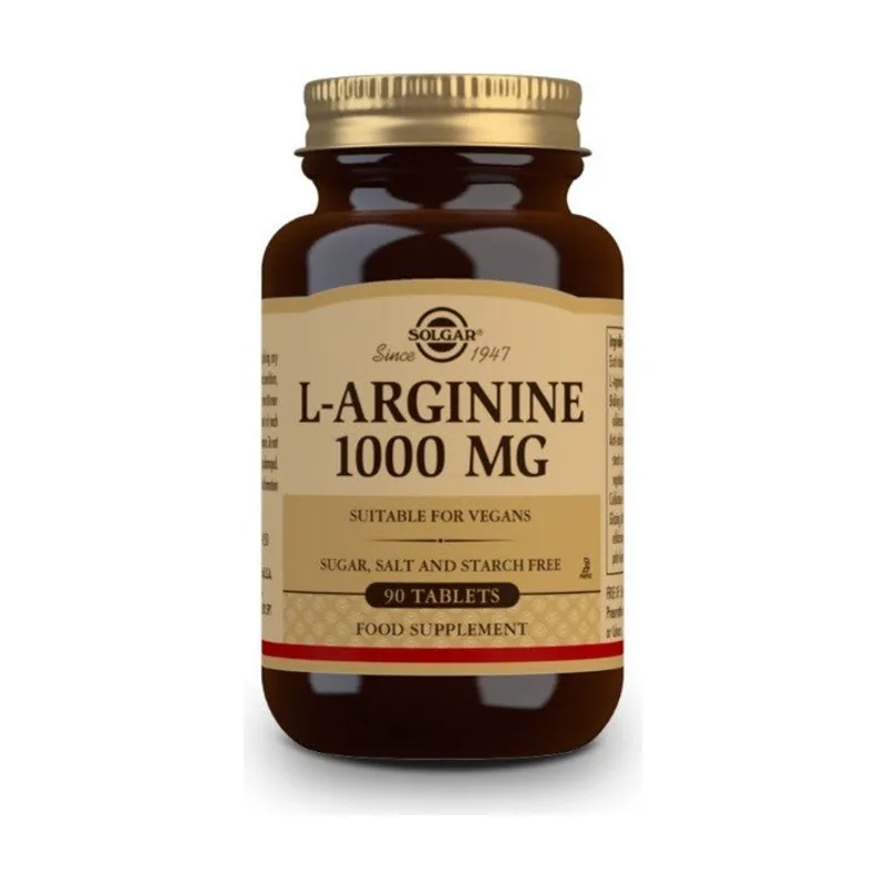 Solgar LArginina 1000 Mg 90 Comprimidos