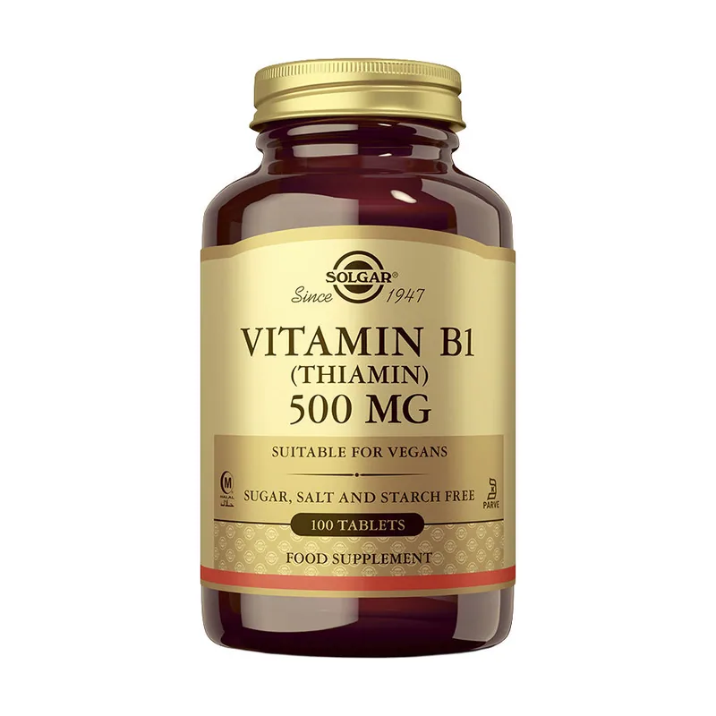 Solgar Vitamina B1 500 Mg Tiamina 100 Comprimidos
