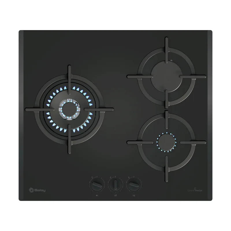 Balay BalayPlaca de gas 60 cm Cristal templado