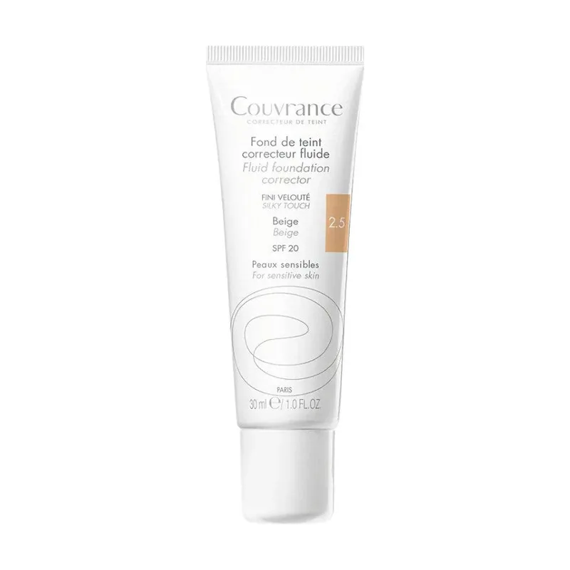 Avene COUVRANCE base de maquillaje fluida pieles sensibles #beige