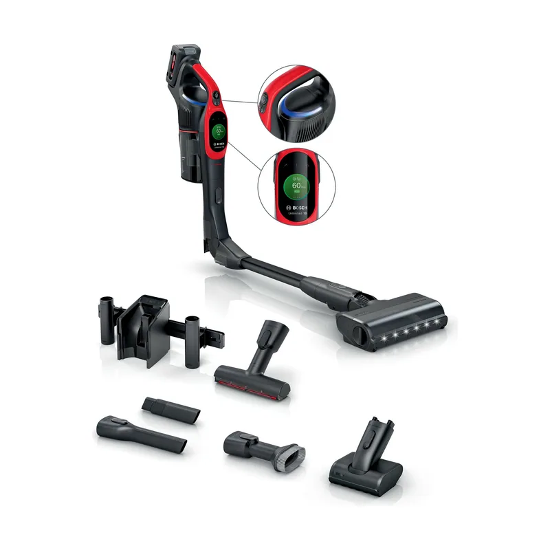 Bosch Aspiradora sin cable Unlimited 10 ProAnimal Rojo BCS1041PET